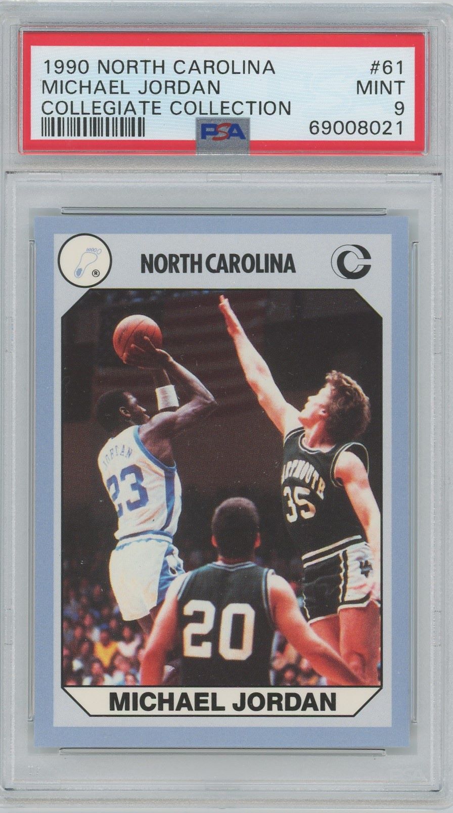 1990 North Carolina Michael Jordan Collegiate Collection #61 PSA 9