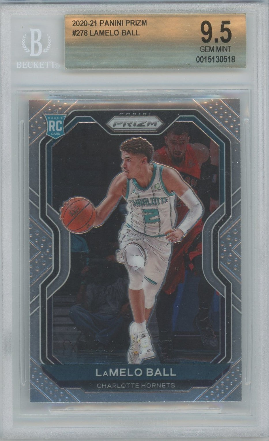 Lamelo Ball 2020-21 Panini Prizm Rookie RC #278 BGS 9.5