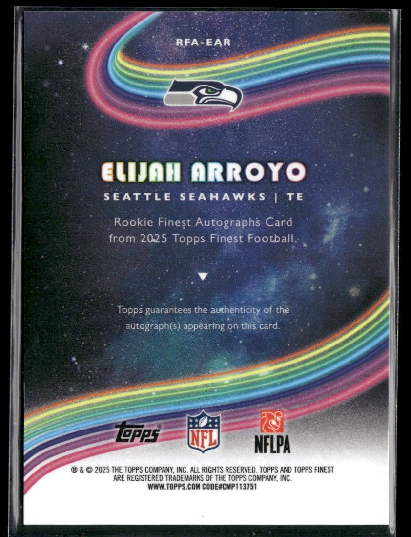 2025 Topps Finest Elijah Arroyo RC Auto #RFA-EAR