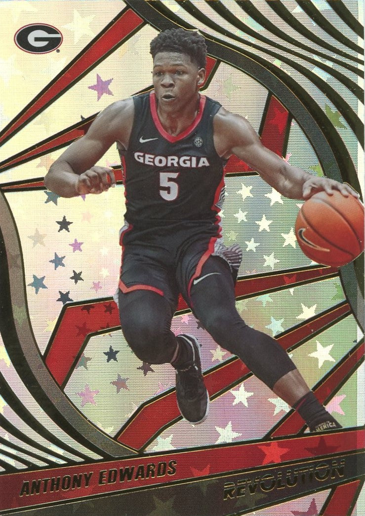 2022 Panini Chronicles Anthony Edwards Draft PIcks Revolution Astro #91 Georgia