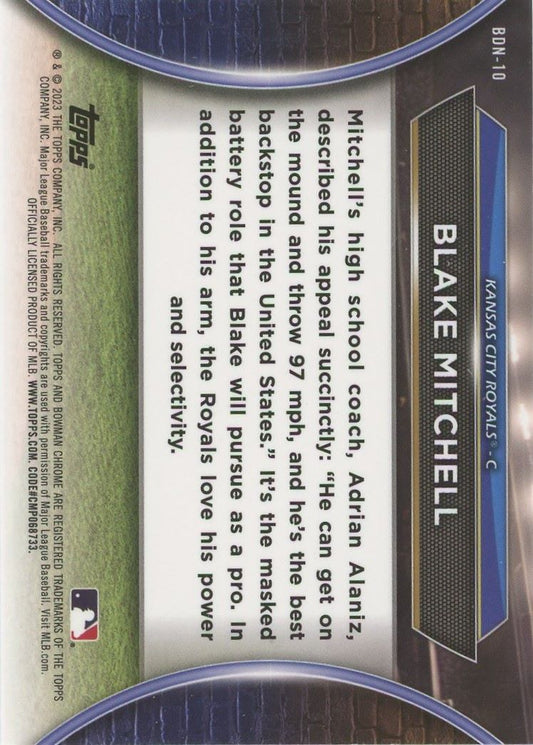 2023 Bowman Draft Blake Mitchell Bowman Draft Night #BDN-10