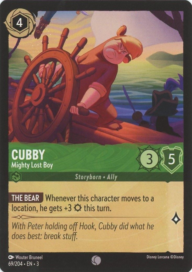 Cubby Mighty Lost Boy Disney Lorcana Into the Inklands #69 Common