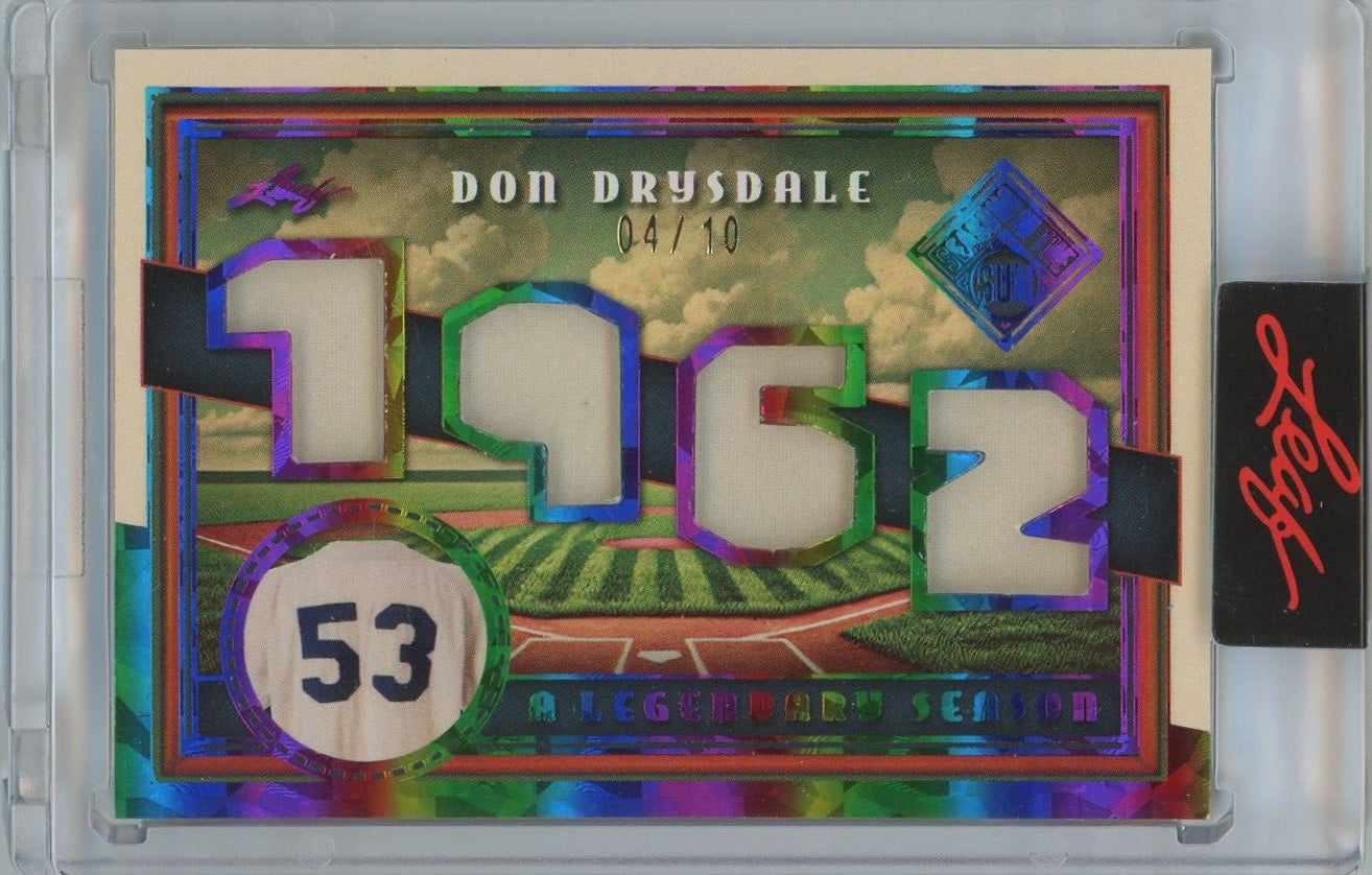 Don Drysdale 2025 Leaf Seasons In The Sun A Legendary Season #4/10 #ALS-6