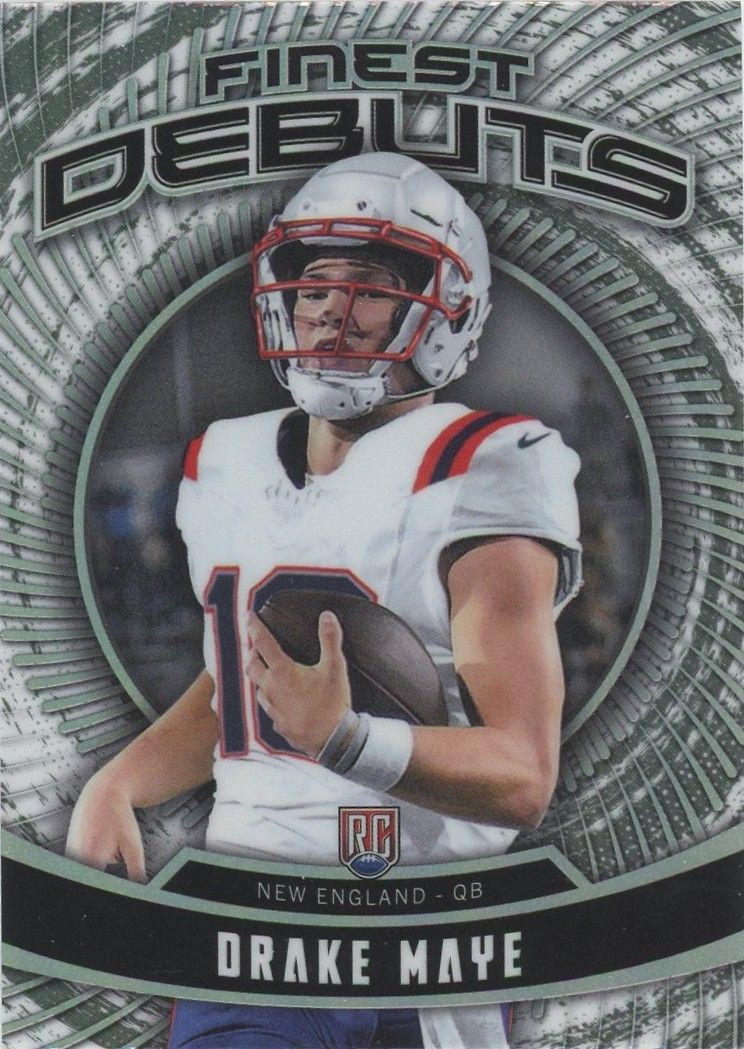 Drake Maye 2024 Topps Finest Finest Debuts Rookie #D-3 New England Patriots