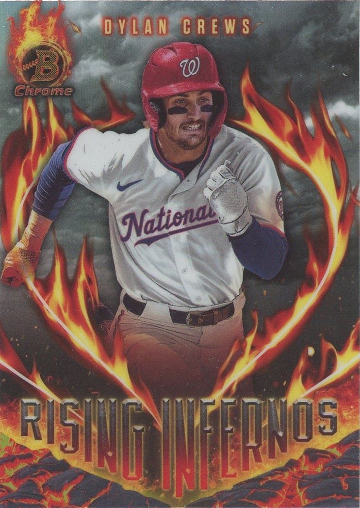2024 Bowman Dylan Crews Rising Infernos Rookie RC #RI-11