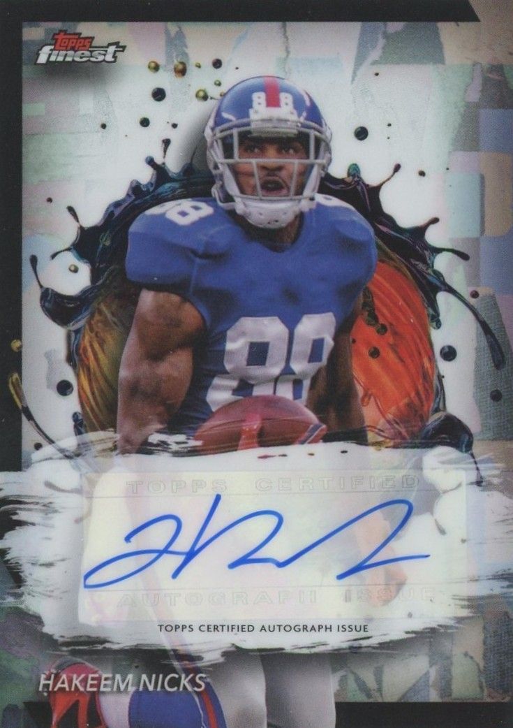 Hakeem Nicks 2024 Topps Finest Autograph #FA-HN