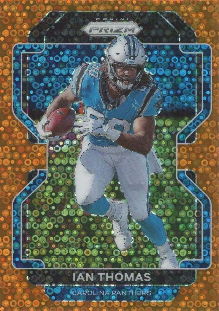 Ian Thomas 2021 Panini Prizm Orange Disco Prizm #313