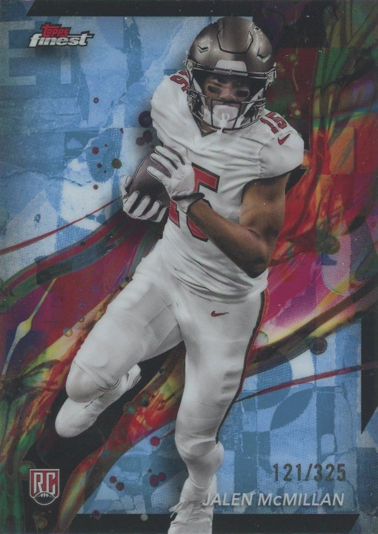Jalen McMillan 2024 Topps Finest Sky Blue Rookie RC #121/325 #96