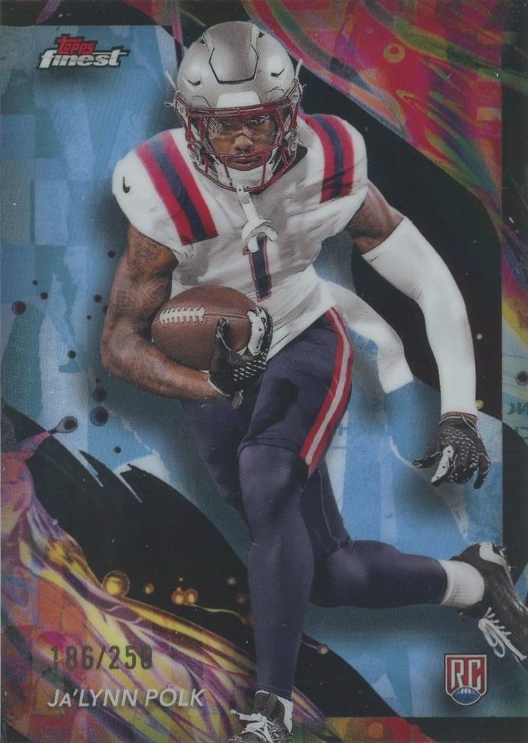 Ja'Lynn Polk 2024 Topps Finest Blue Rookie RC #186/250 #188