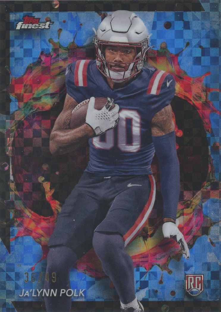 Ja'Lynn Polk 2024 Topps Finest Blue Checkerboard Rookie RC #36/49 #262