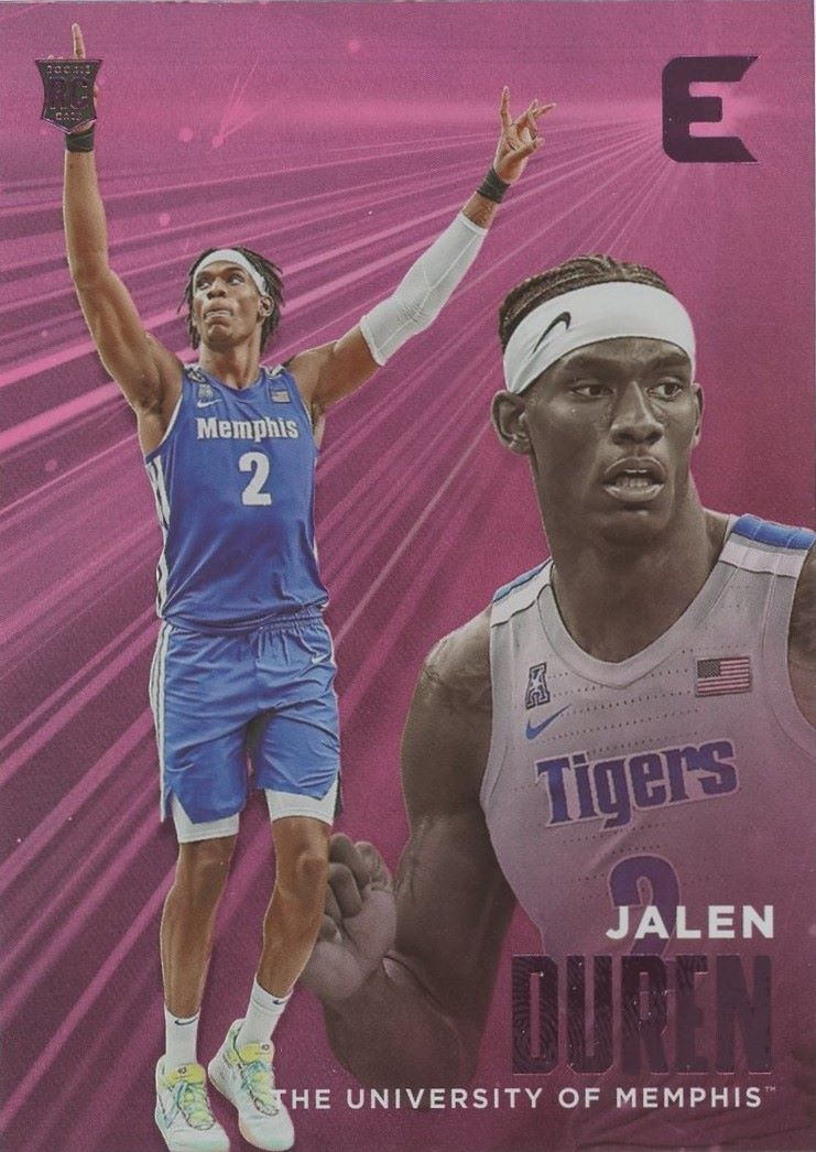 2022-23 Chronicles Jalen Duren Draft Picks Essential Pink Rookie #13