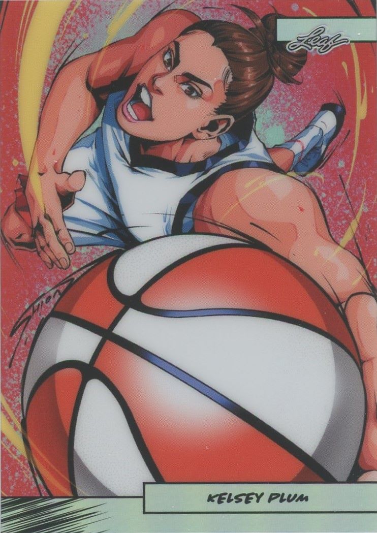 Kelsey Plum 2024 Leaf Anime Nation Silver # 33/99 #AN2B-39 Aces!