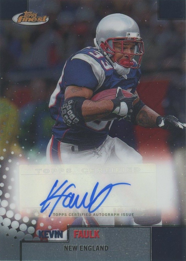 Kevin Faulk 2024 Topps Finest Flashback Autograph #FBA-KF