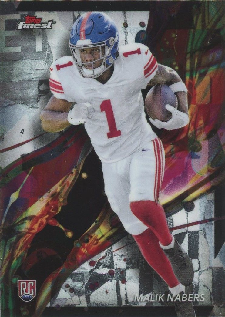 Malik Nabers 2024 Topps Finest Rookie RC #90 NY Giants