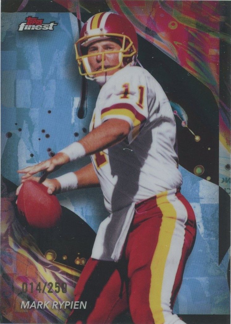 Mark Rypien 2024 Topps Finest Blue #14/250 #150