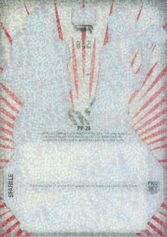 Nico Iamaleava Madden Iamaleava 2024 Leaf Pro Set Pure Dual Auto Green Sparkle #5/8