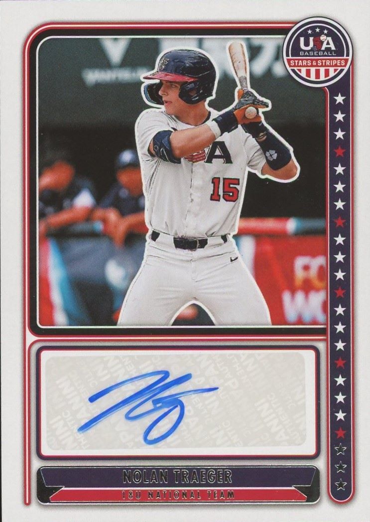 2024 Panini Stars and Stripes Nolan Traeger AUTO #NTS-NT