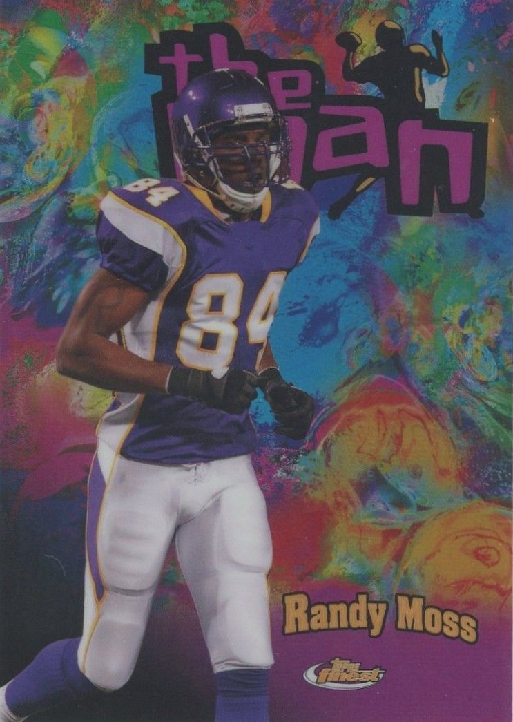 Randy Moss 2024 Topps Finest Vikings The Man Sp Ssp Case Hit Vikings