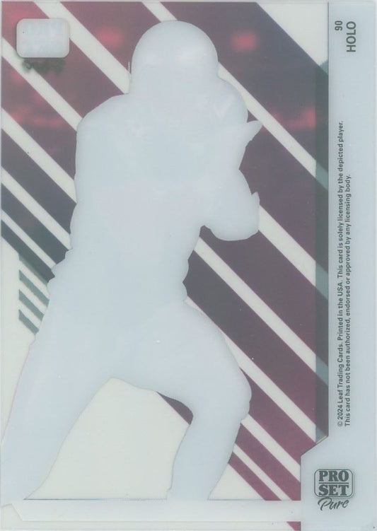 Rob Gronkowski 2024 Leaf Pro Set Pure Holo #1/3 #90