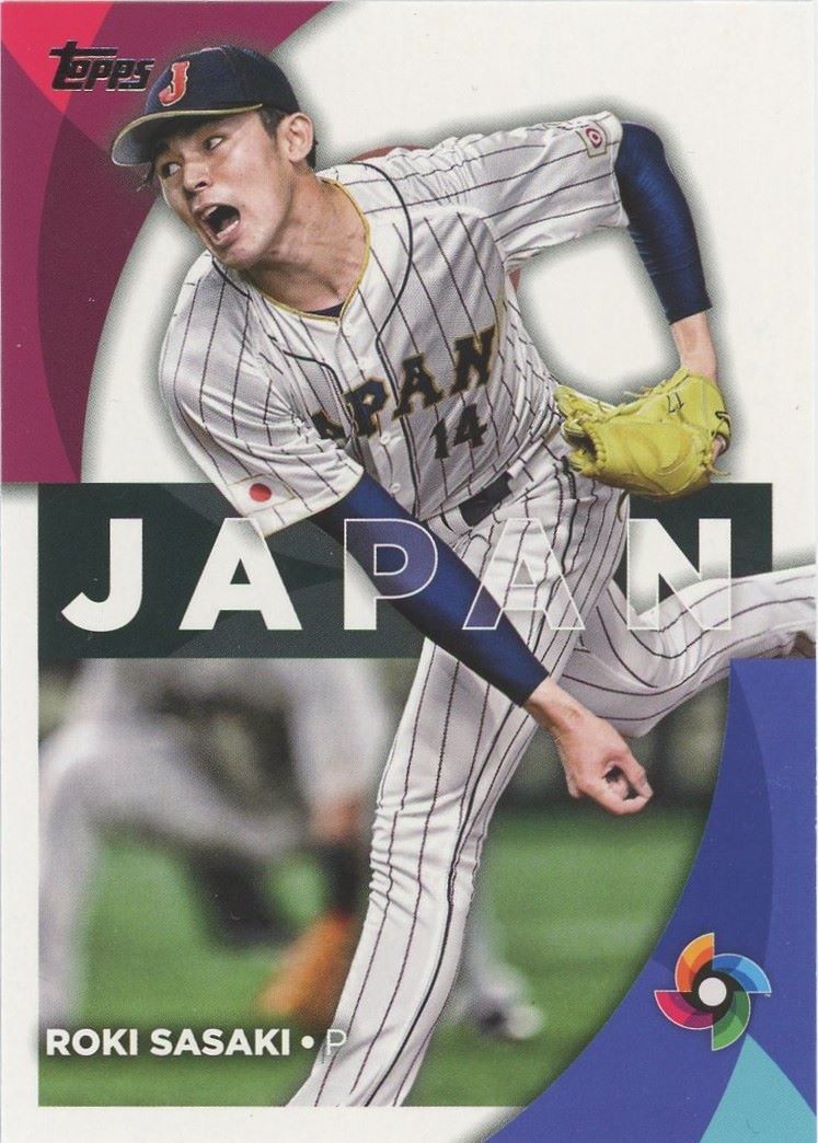 Roki Sasaki 2023 Topps Series 2 World Baseball Classic #WBC-34