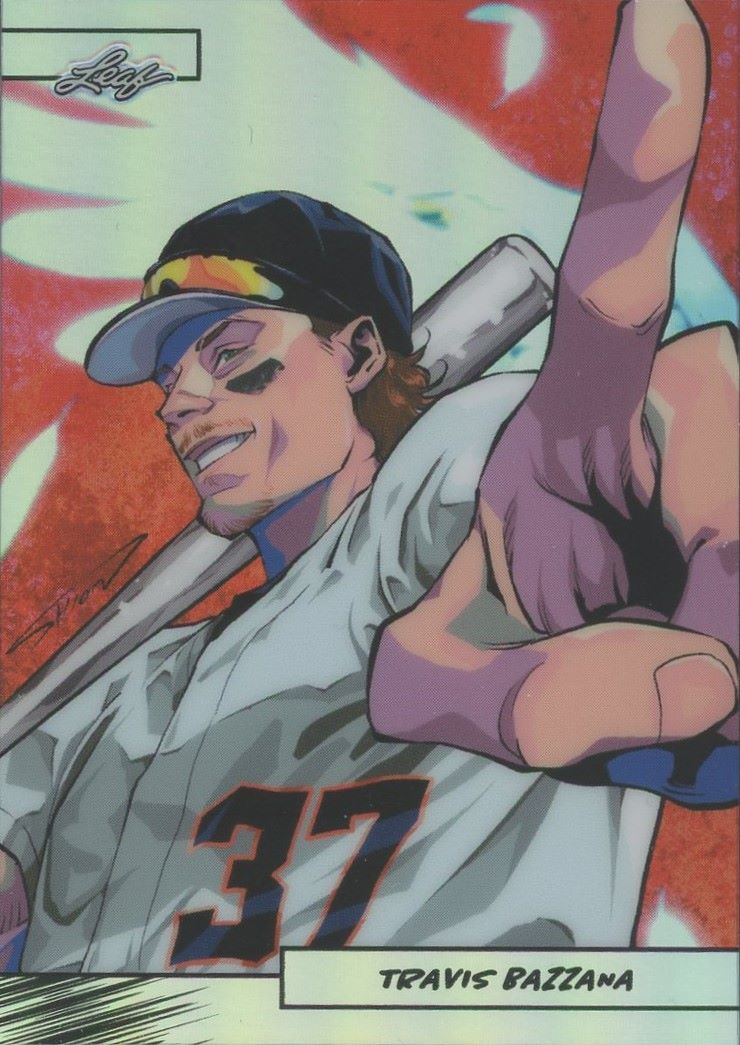 Travis Bazzana 2024 Leaf Metal Anime Nation Silver #73/99 #AN2B-31