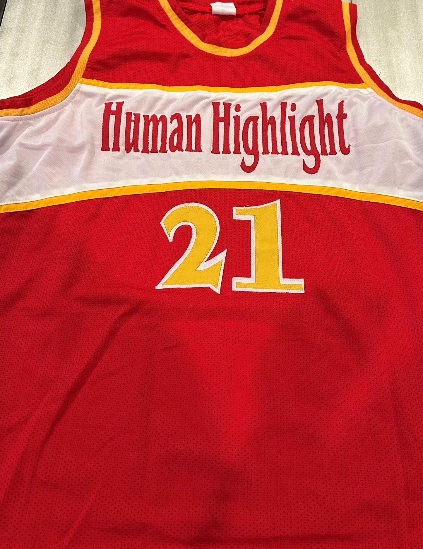 Dominique Wilkins Autographed Jerse Atlanta Hawks JSA COA