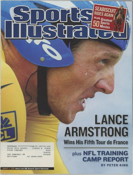 Sports Illustrated Lance Armstrong Cover 08.04.2003