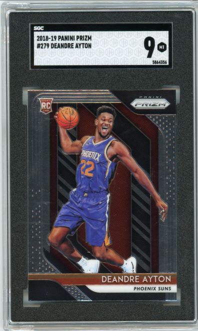 2018-19 Prizm Deandre Ayton Rookie #279 SGC 9
