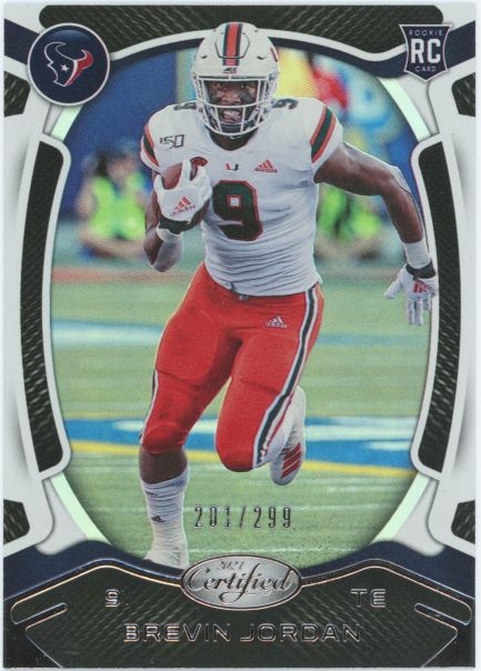 2021 Panini Certified Brevin Jordan Rookie #201/299 #177