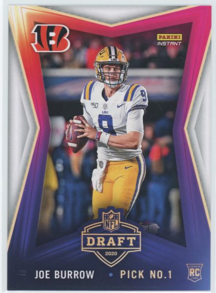 2020 Panini Instant Joe Burrow Rookie 1/8156 #1
