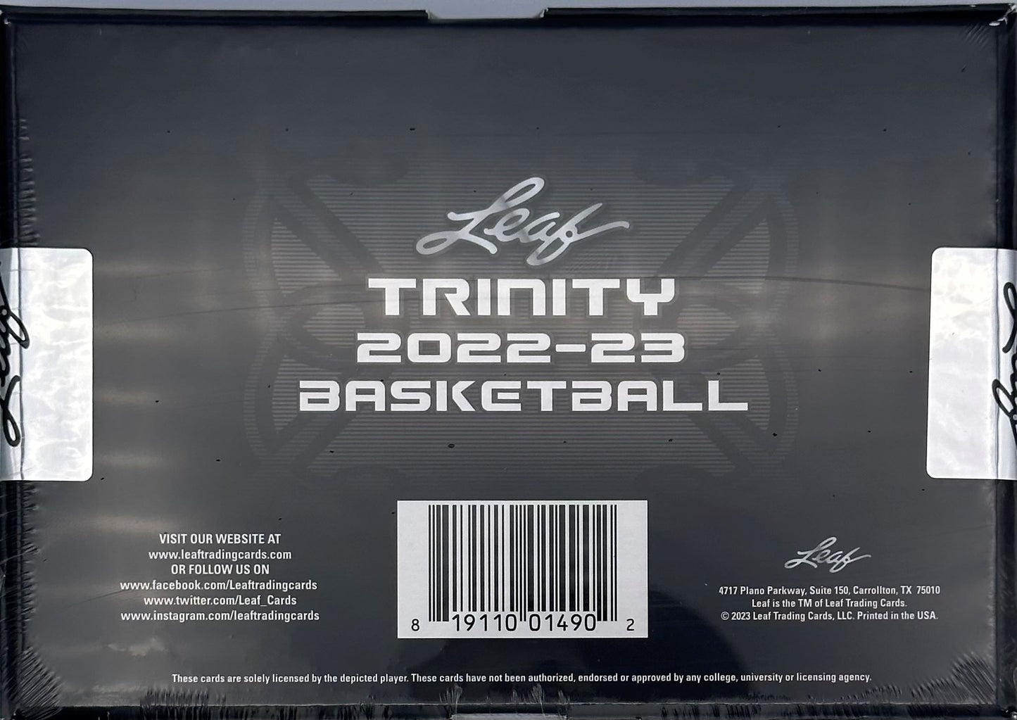 2022-23 Leaf Trinity Basketball Factory Sealed Hobby Box