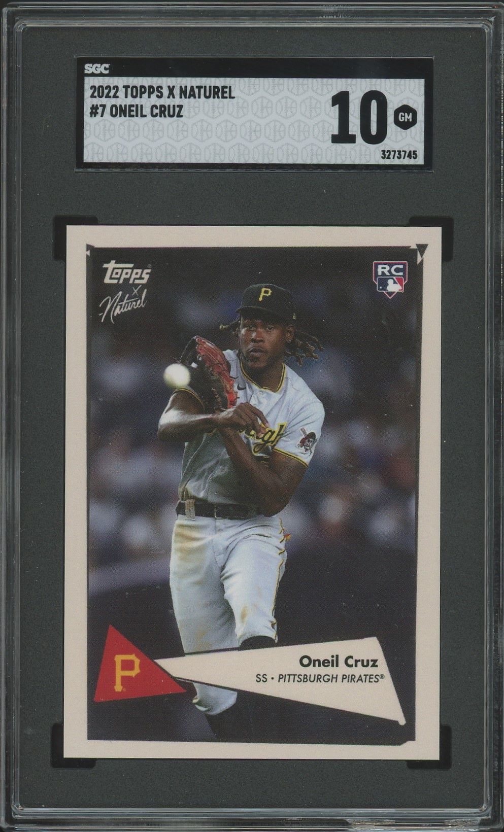 2022 Topps x Naturel Oneil Cruz #7 SGC 10