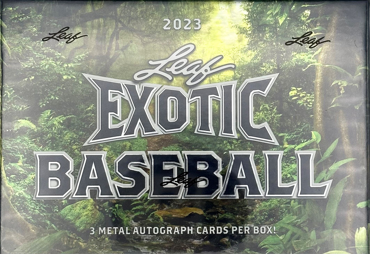 2023 Leaf Exotic Baseball Factory Sealed Hobby Box