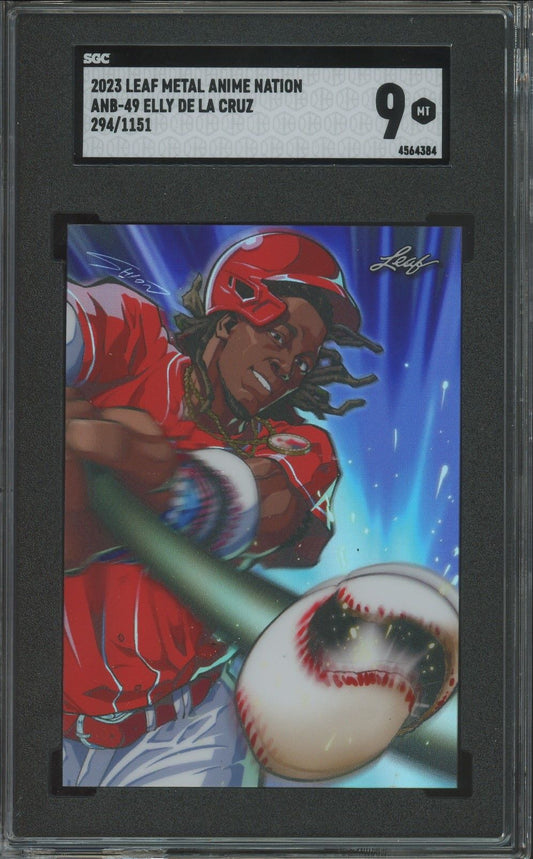 2023 Leaf Metal Elly De La Cruz Anime Nation #/1151 #ANB-49 SGC 9