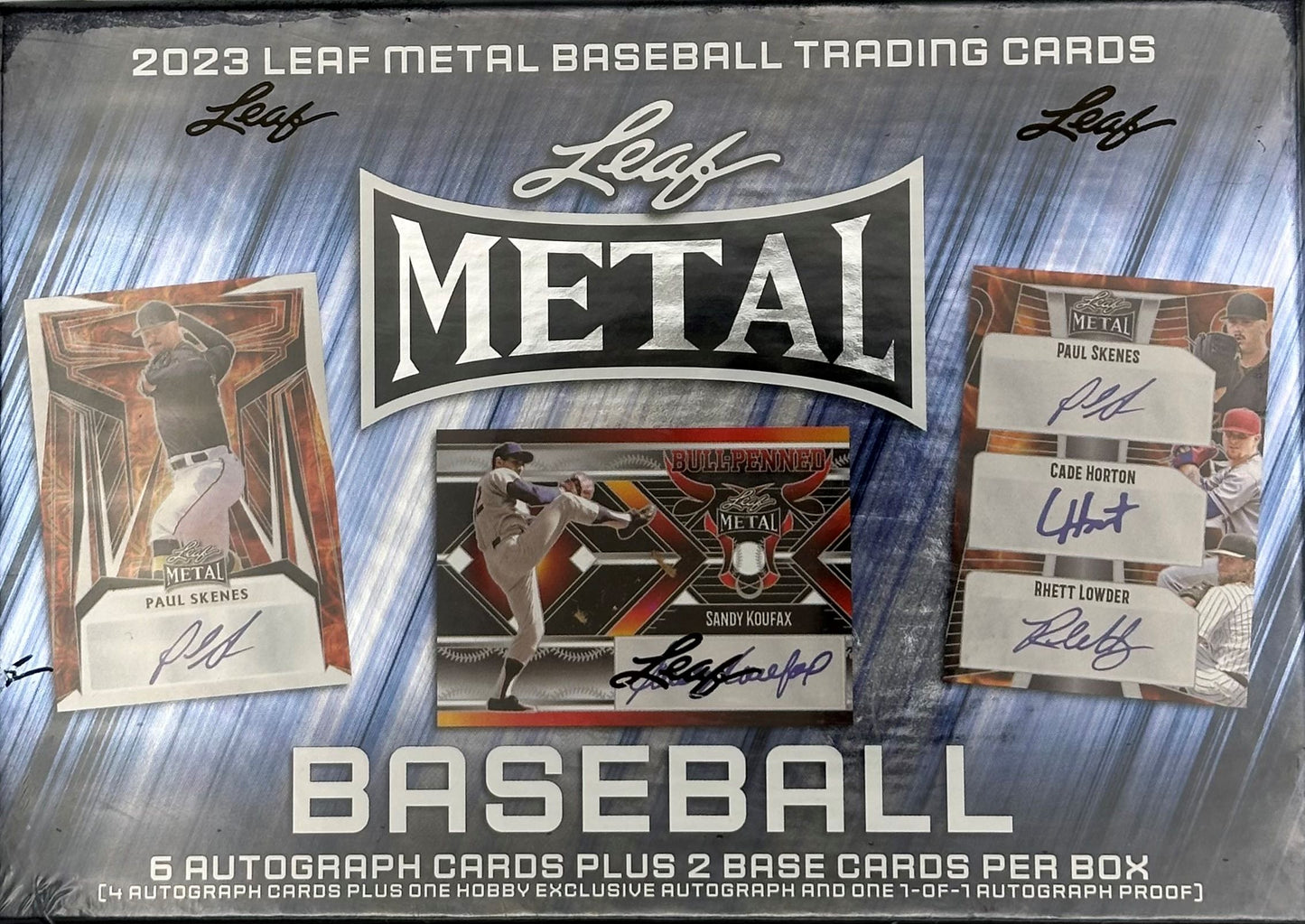 2023 Leaf Metal Baseball Hobby Box (6 Autographs)