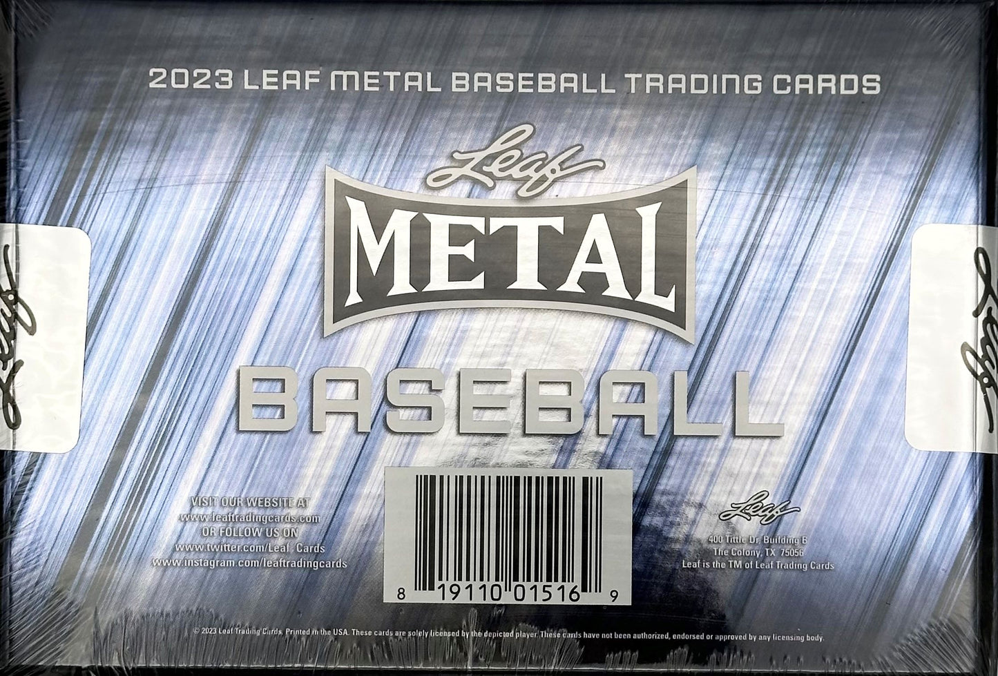 2023 Leaf Metal Baseball Hobby Box (6 Autographs)