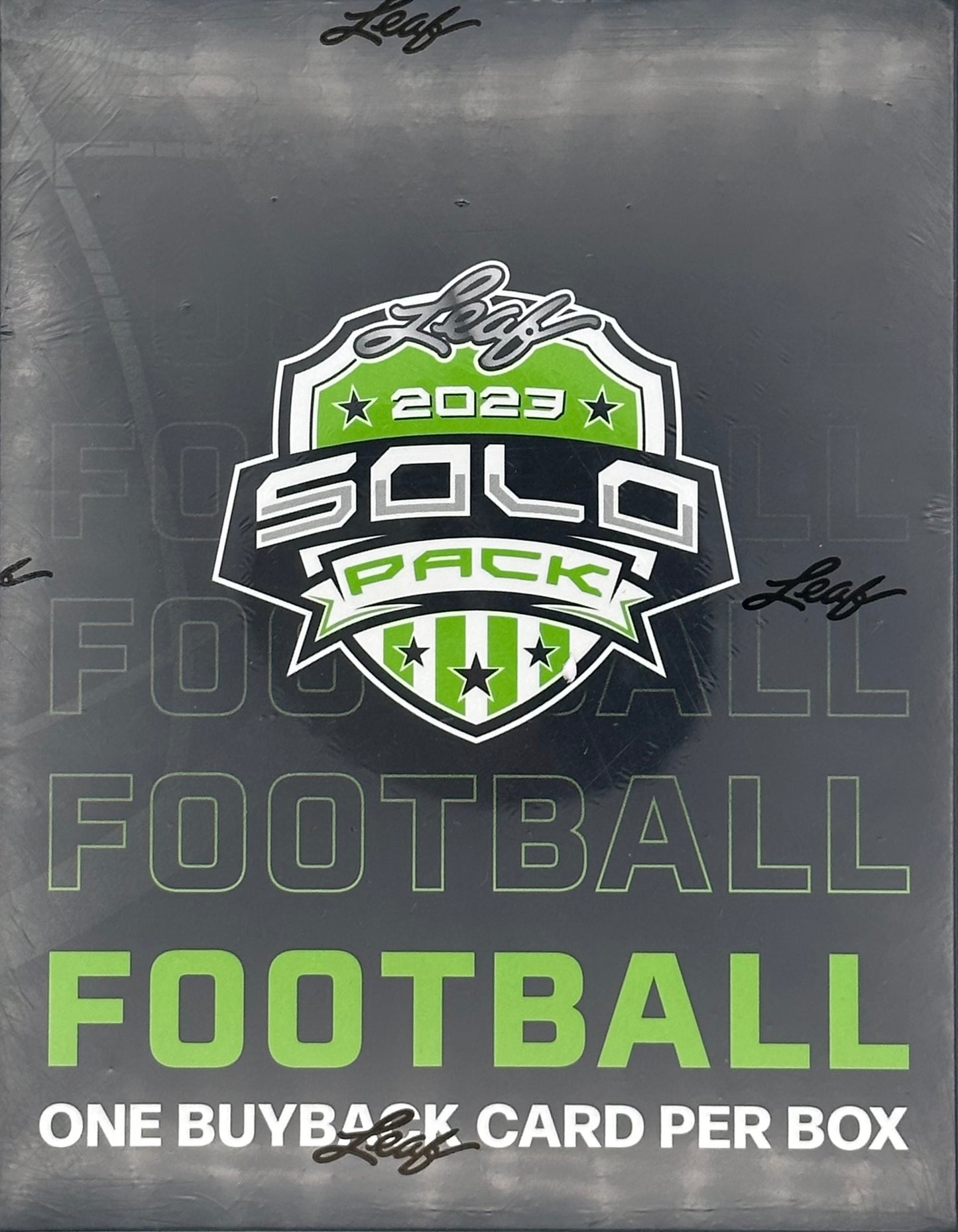 2023 Leaf Solo Pack Football Buyback Factory Sealed 9 box