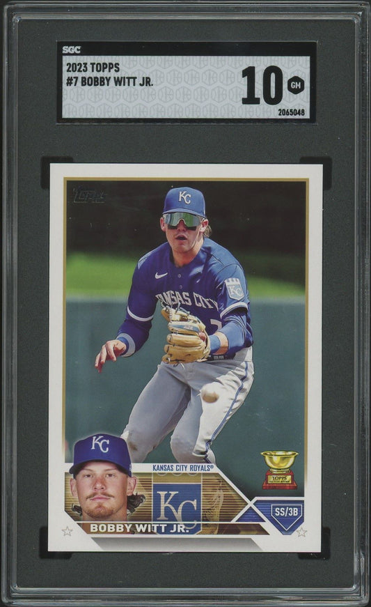 2023 Topps Series 1 Bobby Witt Jr. #7 SGC 10