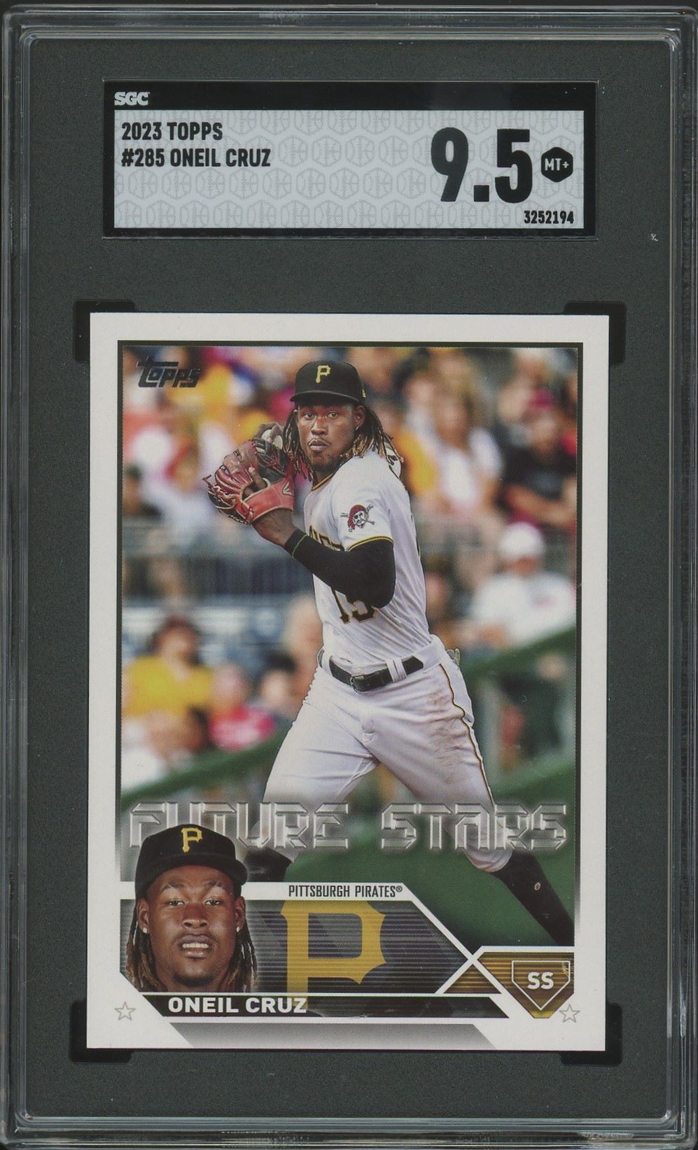 2023 Topps Series 1 Oneil Cruz Future Stars #285 SGC 9.5