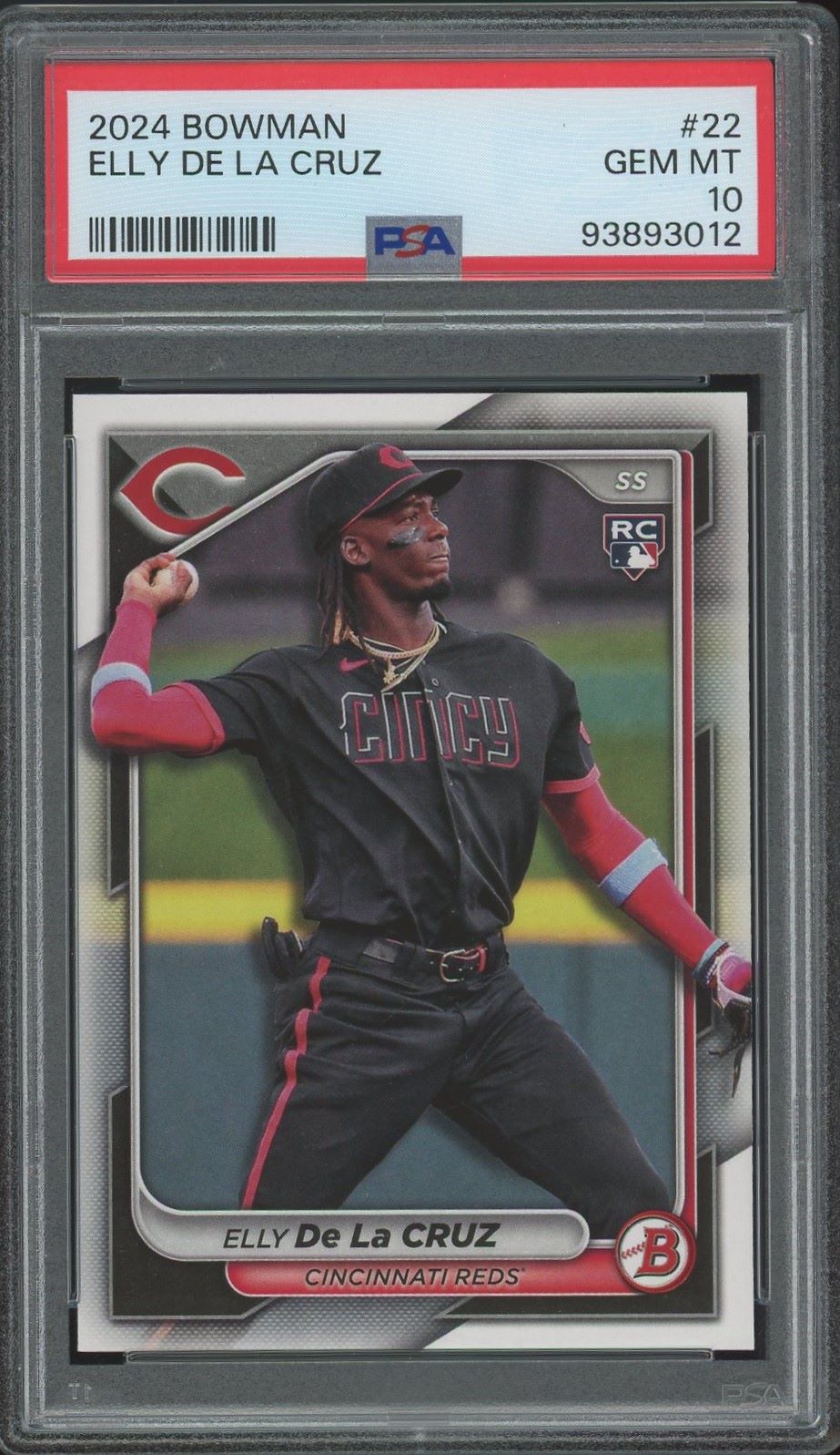 2024 Bowman Elly De La Cruz Rookie RC #22 PSA 10