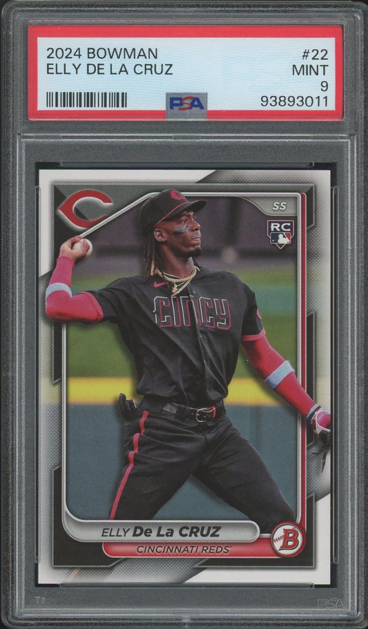 2024 Bowman Elly De La Cruz Rookie #22 PSA 9