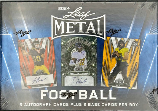 2024 Leaf Metal Football Sealed Hobby Box