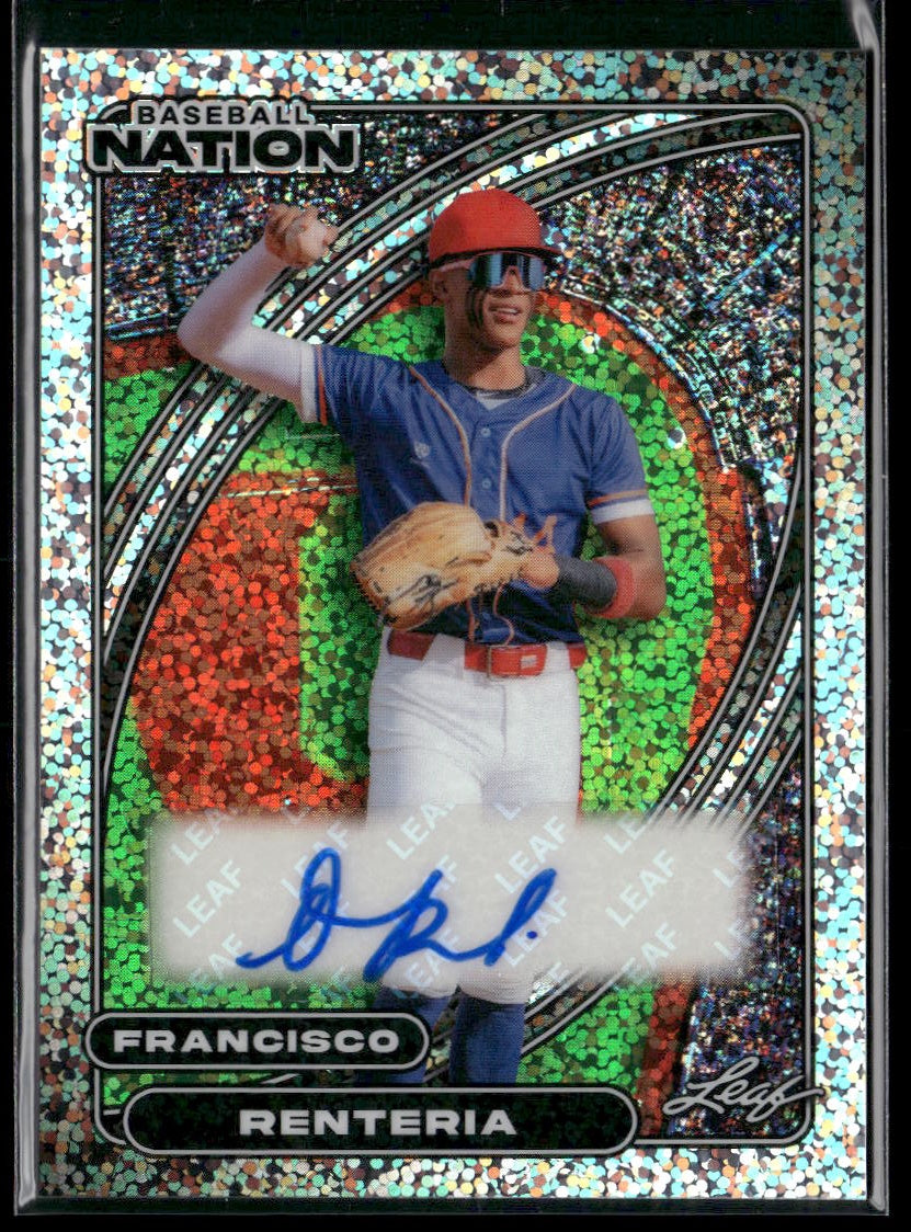 2026 Leaf Baseball Nation Francisco Renteria Auto #/25 #BA-FR1