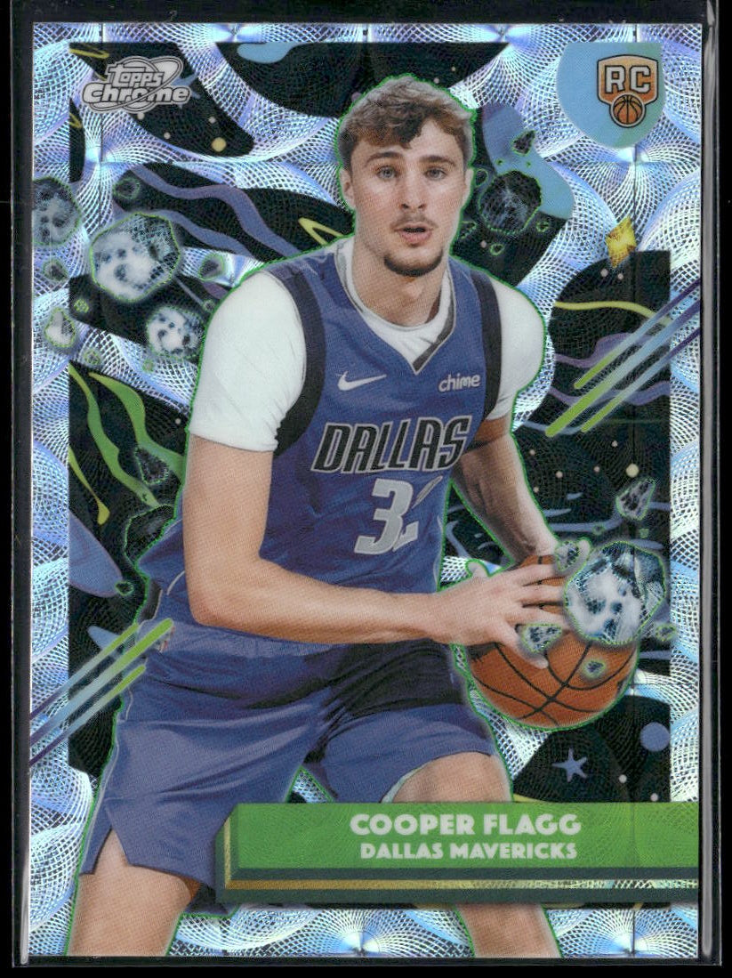 2025-26 Topps Chrome Cosmic Cooper Flagg RC Nucleus Refractor #12