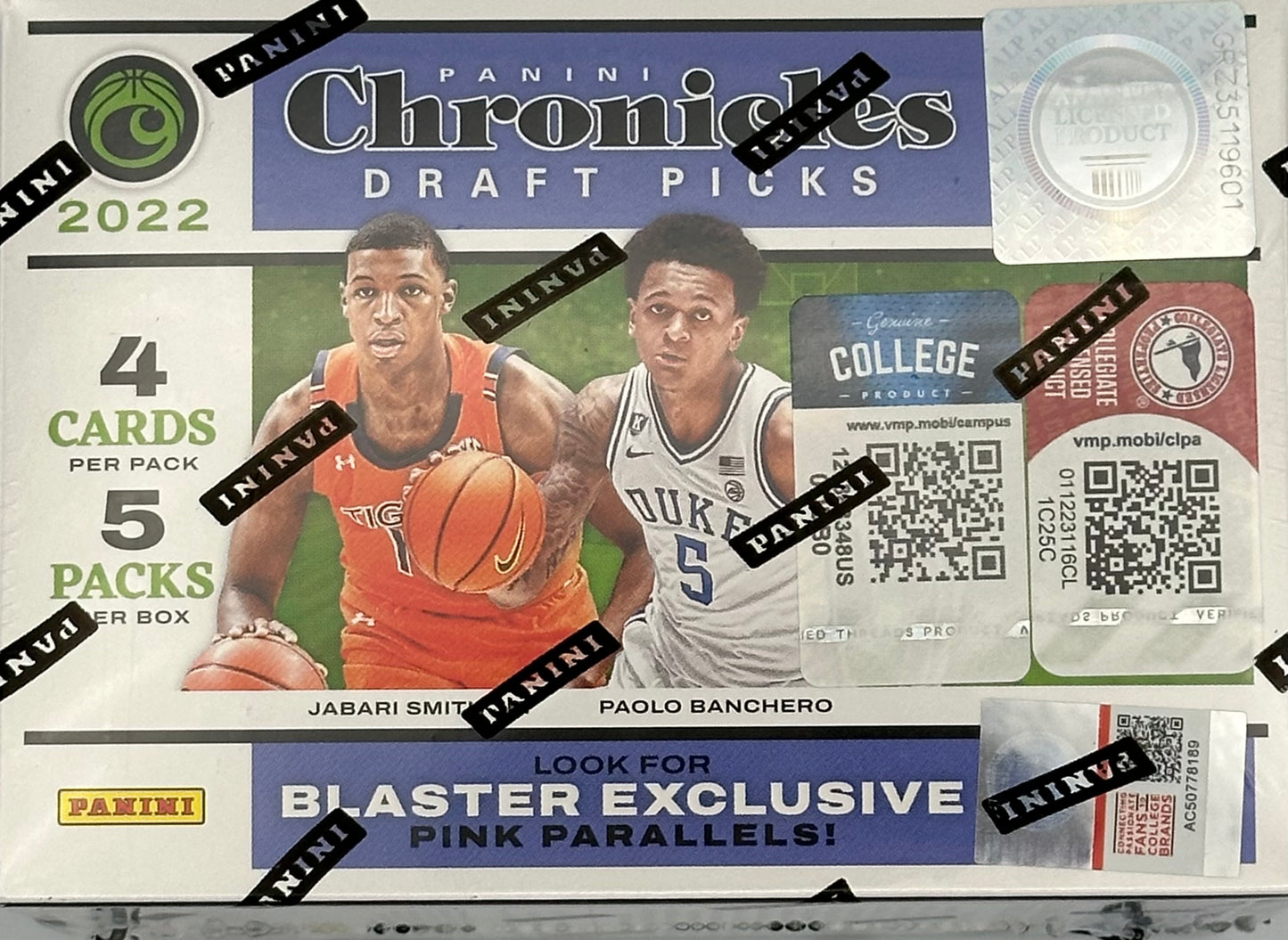 2022-23 Panini Chronicles Draft Picks Blaster Box Factory Sealed.