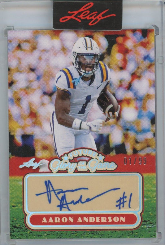 2025 Leaf Glory Of The Game Aaron Anderson Future Auto #1/99 #FG-AA1