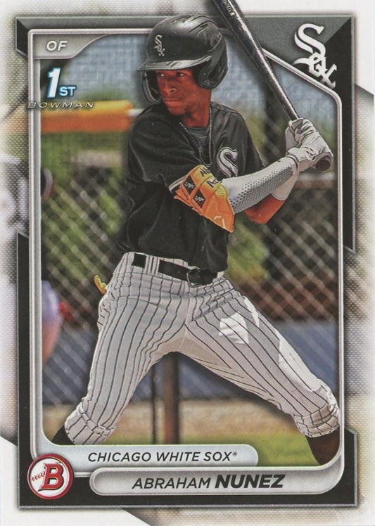 2024 Bowman Abraham Nunez 1st Bowman #BP-56 Chicago White Sox