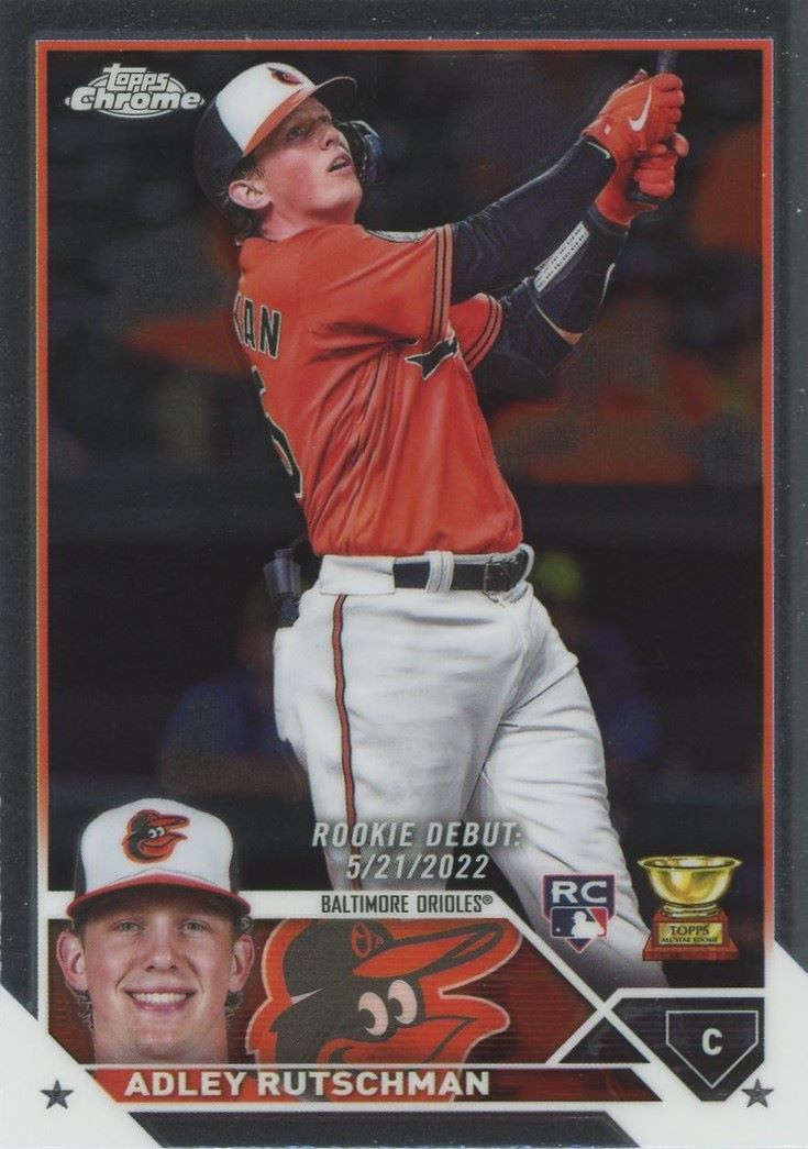 2023 Topps Chrome Update Adley Rutschman Rookie Debut #USC1