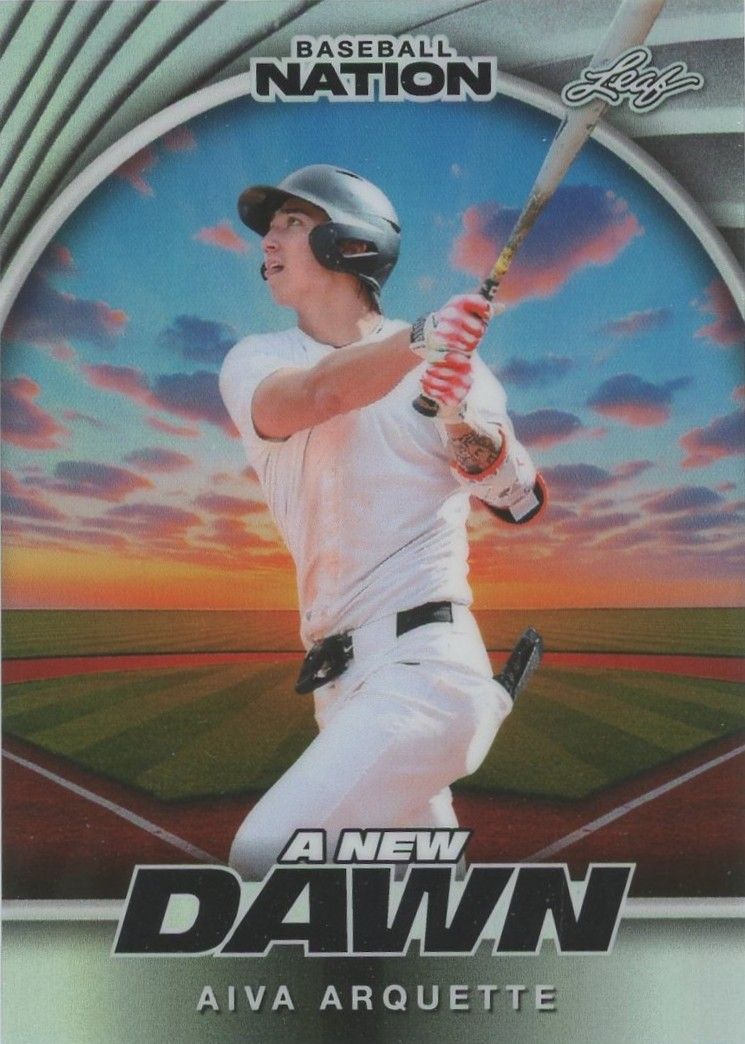 Aiva Arquette 2025 Leaf Baseball Nation #6/15 #NB-1