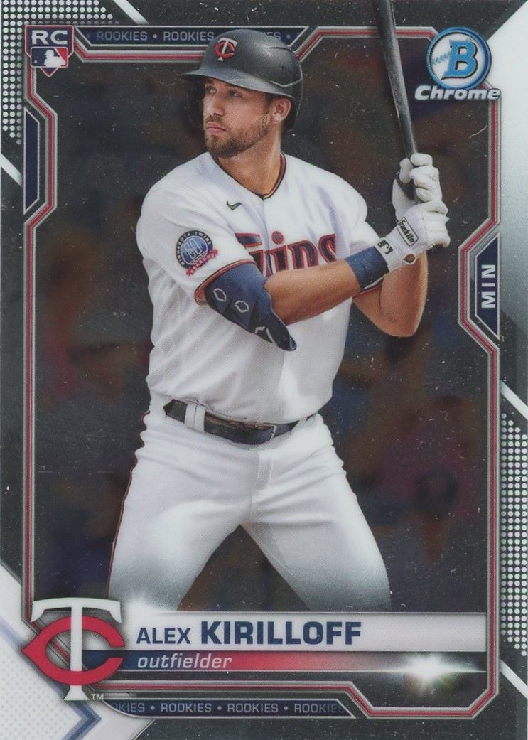 2021 Bowman Chrome Alex Kirilloff Rookie #3